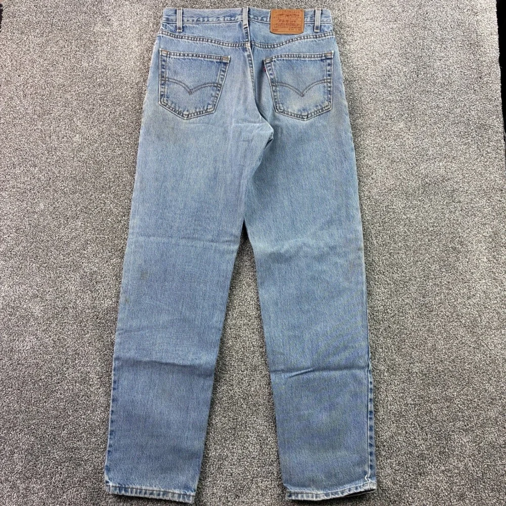 Vintage Levi's 550 Jeans Mens 34x34 Blue Denim Light Wash Regular Relaxed 90s